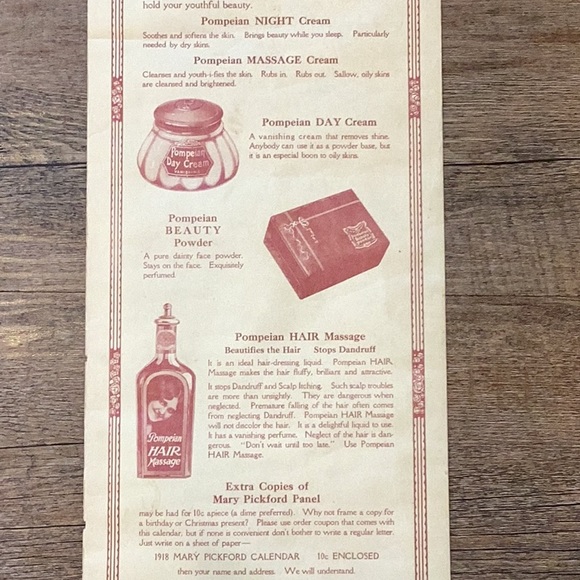 Pompeian Beauty Advertising Poster - Picture 8 of 9